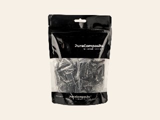 PuraFix vlonderplank clip RVS zwart voor blinde bevestiging - set 100 stuks