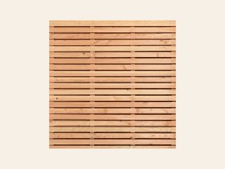 Tuinscherm Villach, douglas, RVS-geschroefd, 40-planks (36+4) 180 × 180 cm