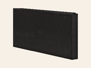 Berton-onderplaat gecoat H20,0 x D3,5 x L182,5 cm