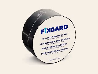 FixGard bitumen afdektape voor houten onderliggers 7,5 × 1000 cm