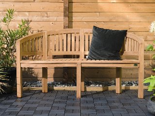 Teakbank Banana 150 cm