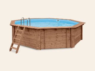 Luxe houten zwembad Kokomo Beach 560 × 517 × 129 cm