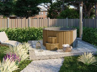 Hottub Deluxe XL ø220 cm Thermowood