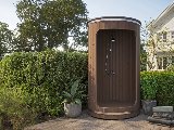 Buitendouche barrel Ø130 cm, 42 mm, Thermowood, foto 1