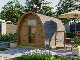 Sauna POD Tolva 400 cm, 42 mm, Thermowood