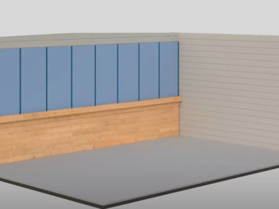 Isolatie pakket voor blokhutten (incl. isolatieplaten), 120 × 220 cm