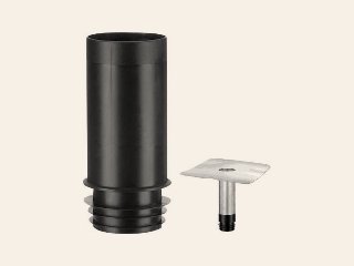 Schuifmof/ pijpmanchet voor HWA afvoer 60 mm