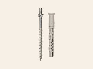 Indraaistift t.b.v. muurbeugel vuurverzinkt/zwart gecoat – M8 × 100 mm