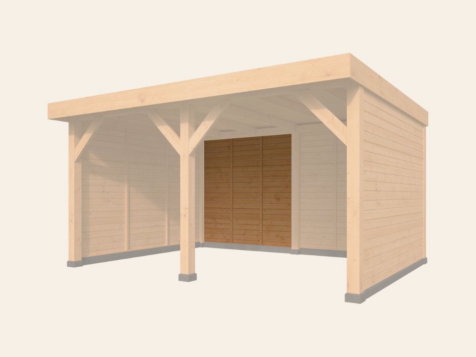 Rijssen Wand module Type B onbehandeld 250 × 224 cm