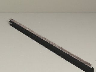 Tochtborstel enkel L=265 cm
