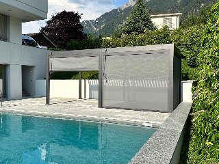 Aluminium overkapping Windscherm 360 cm
