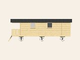 Circuswagen Jimmy, 19 mm, vuren onbehandeld, 840 × 240 cm, excl. onderstel, foto 7