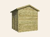 Tuinhuis Boudewijn vuren groen geïmpregneerd, foto 3