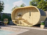 Sauna Oval, 38 mm, onbehandeld, foto 2