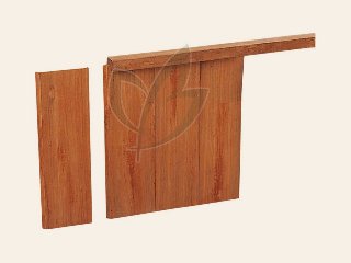 Damwand Hardhout 5 cm Variabel