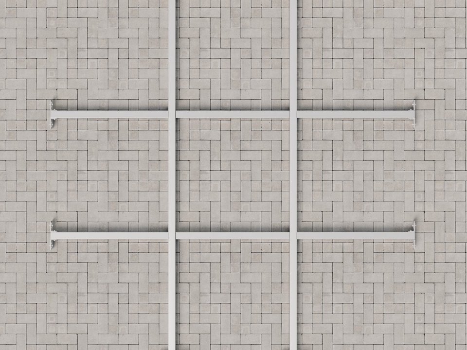 Aluminium onderconstructie voor EcoStar Euroline tuinhuis