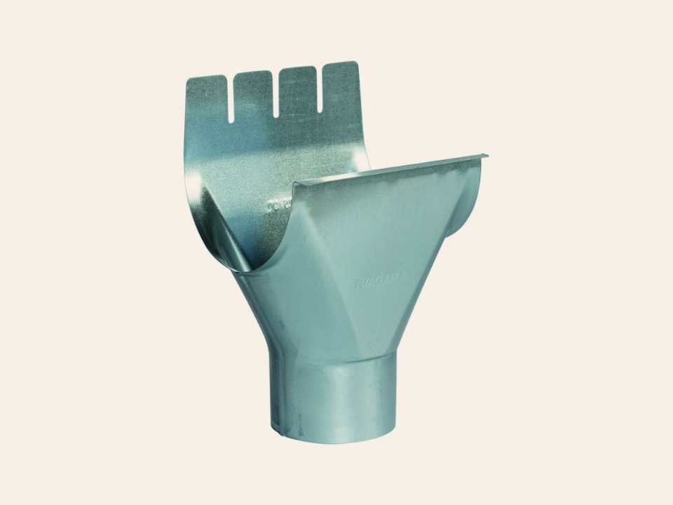 Gootuitloop voor dakgoot 125 mm