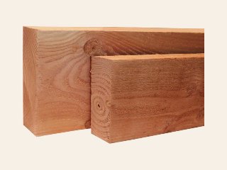 Douglas balk fijnbezaagd
