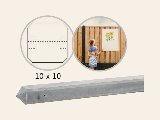Betonpaal glad met diamantkop 10 × 10 cm (Berton IJssel), foto 6