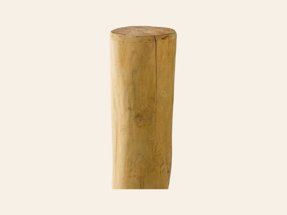 Robinia ronde paal Ø 8 tot 10 cm