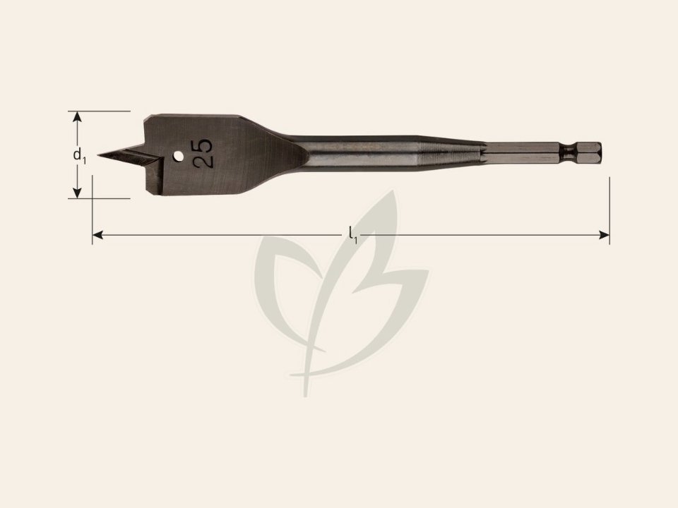 Speedboor, Heavy-Duty, 1/4” bit-aansluiting