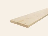 Blank vuren plank geschaafd, foto 2