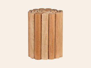 Hardhouten rolborder 30 × 180 cm ½Ø5 cm