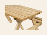 Kinderpicknicktafel geschaafd geïmpregneerd, foto 4