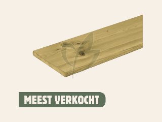 Geïmpregneerde schuttingplank
