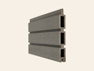 Composiet Triple Rhombus profiel 2,1 × 16 × 180 cm Teak Silver Gray