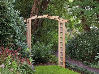 Pergolaboogset compleet grenen groen geïmpregneerd B120 × D50 × H220 cm