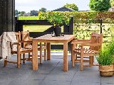 Teak blokstoel Birmingham, foto 3