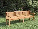 Teak tuinbank Bretagne Div afmetingen, foto 2