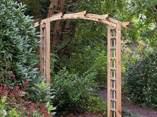 Pergolaboogset compleet grenen groen geïmpregneerd 180 × 50 × 220 cm