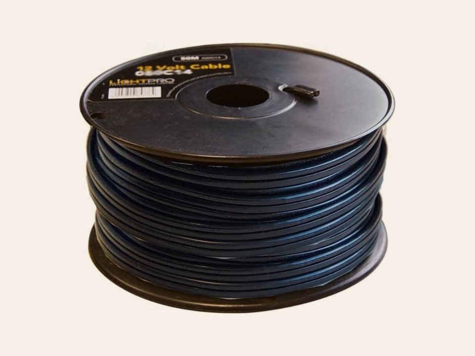 Lightpro 12 volt kabel AWG14 Per Meter