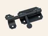 Plaatgrendel 50 × 65 mm – 10 mm zwart, foto 2