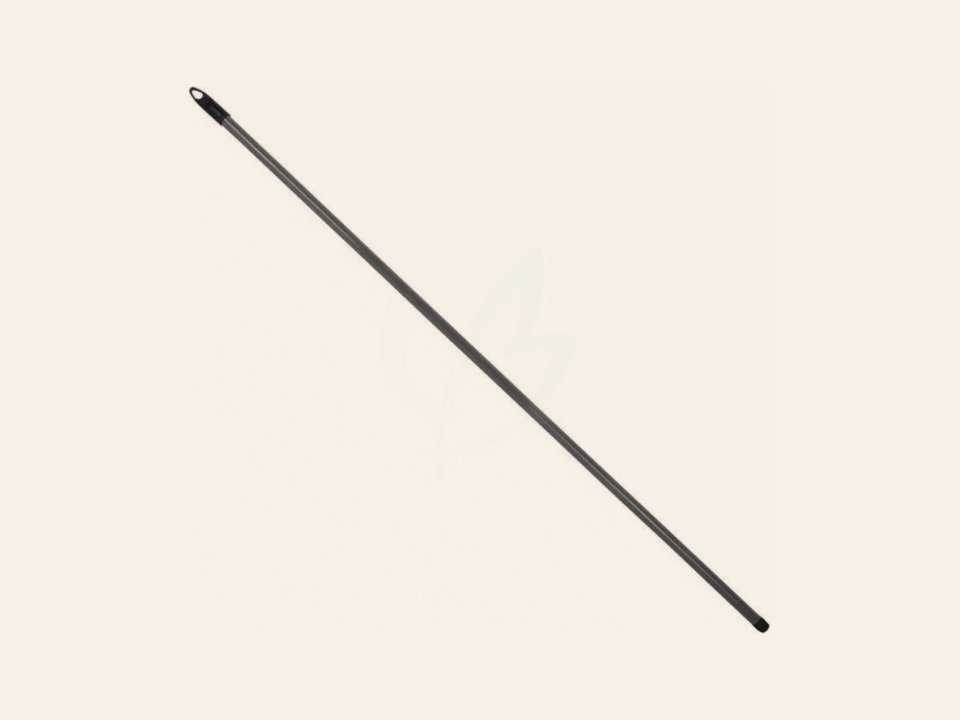 Bezemsteel metaal 120 cm