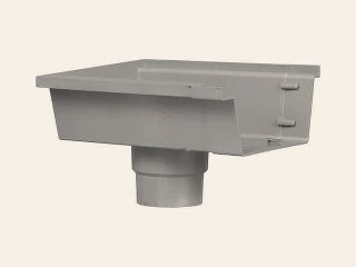 Bakgoot einduitloop Ø 125 mm
