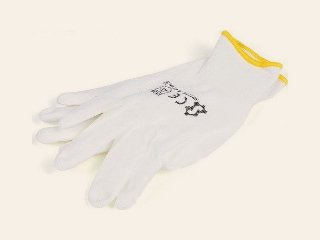 Handschoen pu-soft wit