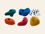 Klimstenen set van 5 stuks multicolor, foto 3