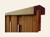 Hardhouten geschaafde afdekkap met sponning 7 × 3,5 × 180 cm, foto 3