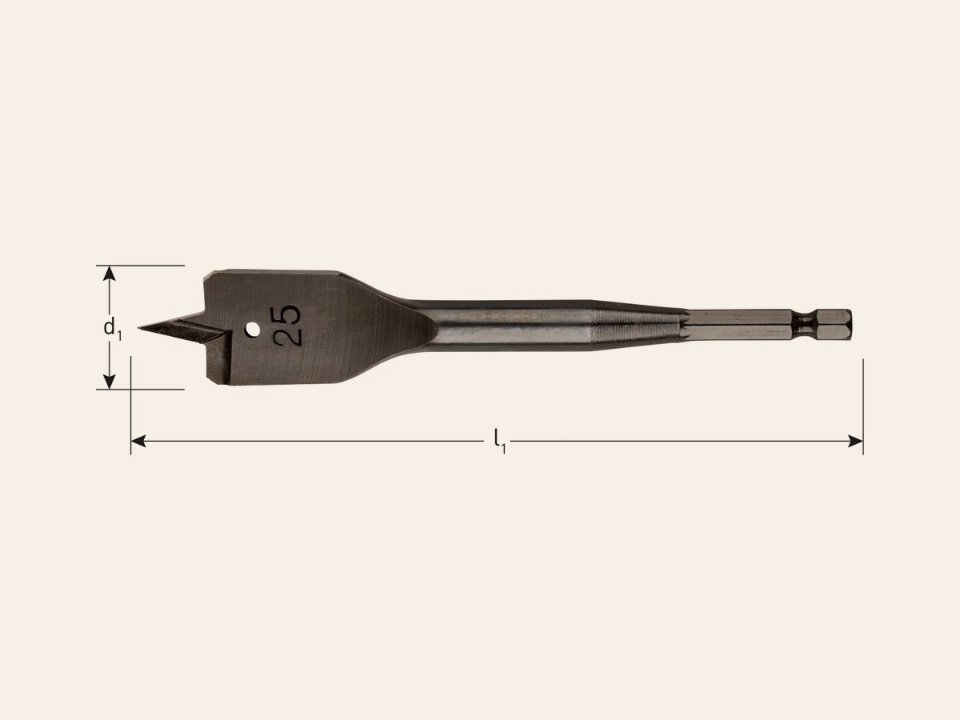Speedboor, Heavy-Duty, 1/4” bit-aansluiting