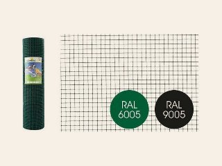 Gelast groen gaas 10m