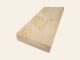 Blank vuren balk, foto 1