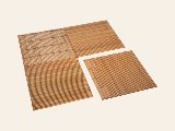 Tuintegel hardhout Bangkirai 100 × 100 cm, foto 1