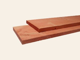 Douglas plank fijnbezaagd