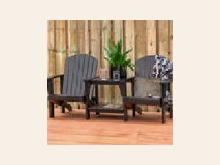 Loveseat Relax, zwart gespoten