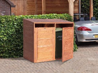 Containerberging hardhout Dubbel