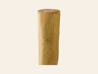 Robinia ronde paal Ø 8 tot 10 cm