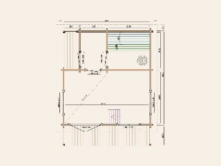 Sauna huis Kokkola, 70 mm, onbehandeld